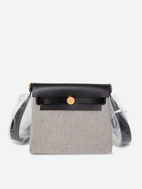 Hermes 2025 Mini Herbag Black/White GHW NWT